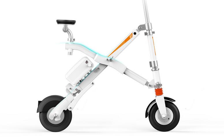 E6, made of aluminum alloy, is light and portable. Bid farewell to clumsy traditional vehicle. 