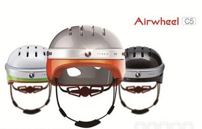 Airwheel intelligent helmet C5, integrated with camera lens, can provide multi-protections.